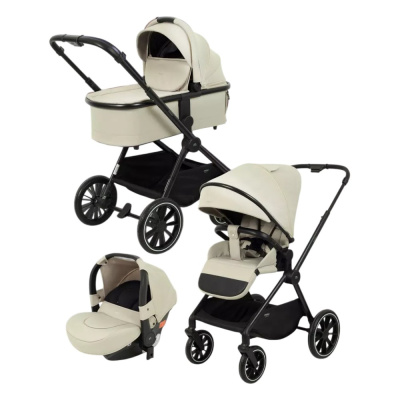 Коляска 3 в 1 MOWBaby Amber MB068 Beige 01